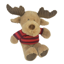 Spark Create Imagine Brown Moose Stuffed Animal Plush Toy Soft Crinkle Rattle - £21.61 GBP