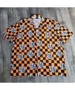 New Dragonball Super Mens 3XL Checkered Graphic Woven Resort Short Sleev... - $19.79