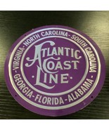 Atlantic Coast Line 11.75&quot; Round Metal Sign - €17,19 EUR