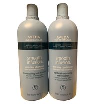 Aveda Smooth Infusion Anti Frizz Shampoo and Conditioner 33.8 OZ Each - £114.15 GBP