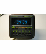 VINTAGE SOVIET USSR RUSSIAN VFD TABLE ALARM CLOCK ALFA ELEKTRONIKA 12-41A - $74.09 CAD