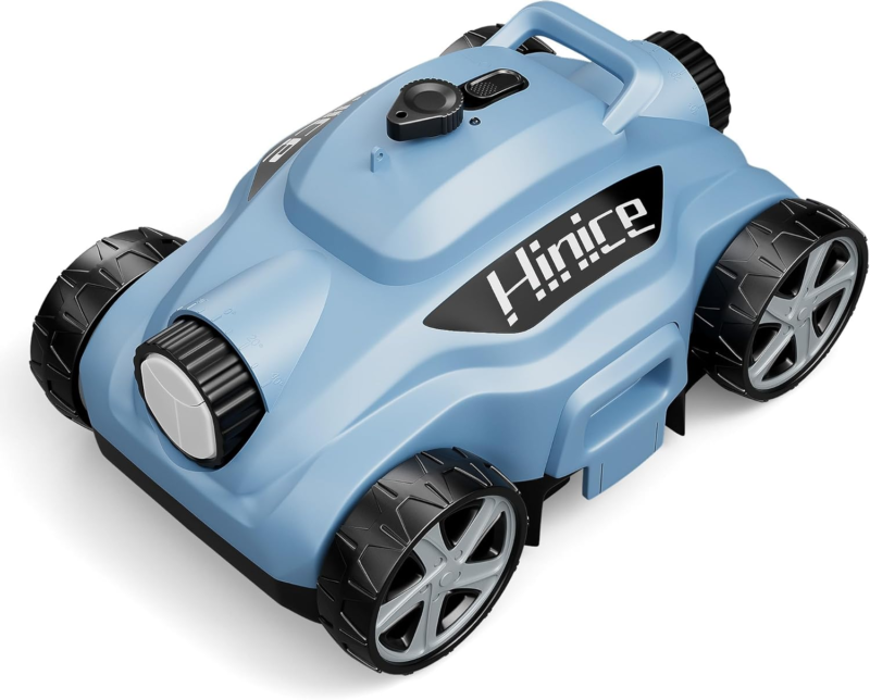 Robotic Pool Vacuum for Flat Pools In/Above Ground-Lasts up to 110 Minut... - $237.32