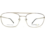 Horizon Eyeglasses Frames H-PORT SILVER Square Full Rim 55-19-142 - $46.53
