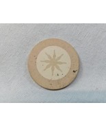 Vintage Olympic Harris Starburst Inlaid Clay Poker Chip - $2.95