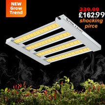 2000W Dimmable Commercial Bar LED Grow Lights for Indoor Plants 4x4ft Hy... - $3,593.13 MXN