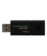 Kingston Digital 32GB 100 G3 USB 3.0 DataTraveler  FREE SHIPPING - £17.97 GBP