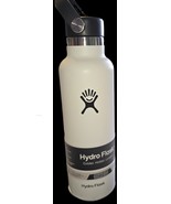 HYDRO FLASK 21 OZ. STANDARD MOUTH WHITE WATER BOTTLE Dented - $13.65 CAD