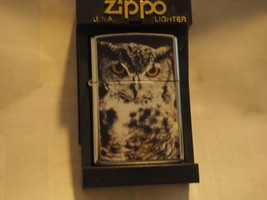 Cool Rare  Retired 2002 Owl   Zippo Lighter - £52.29 GBP