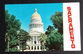 Sacramento State Capital Building California CA UNP Colourpicture Postcard 1950s - £6.36 GBP