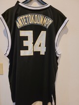 Adidas NBA Jersey Milwaukee Bucks Giannis Antetokounmpo Black Alt sz 2X - £23.53 GBP