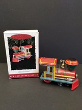 1994 Hallmark Yuletide Central Red Locomotive Christmas Tree Keepsake Or... - $6.76 CAD