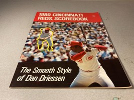 1980 Cincinnati Reds vs Montreal Expos MLB Baseball Scorebook - $9.99