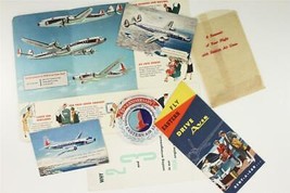 Vintage Advertising Paper Fly EASTERN  AIRLINES Plane Souvenir Booklet - $20.78