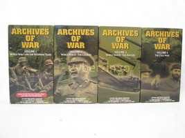 Archives Of War Interwar Years The Leaders Battles 4 VHS Tape Set World War II - £10.93 GBP