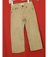 Levi’s 505 Khaki Beige Pants Jeans W/ Adjustable Waist Boys 4 R 3 - 4 Ye... - €11,82 EUR