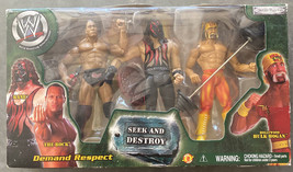 WWE Jakks Seek And Destroy The Rock, Kane Hollywood Hulk Hogan WWF Hasbro Mattel - £99.91 GBP