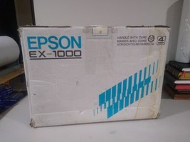 Epson EX-1000 9 Pin Dot Matrix Printer 136 Column Japan Vintage 80&#39;s Tech - $209.09