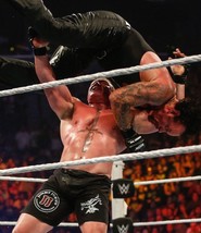 Brock Lesnar Vs The Undertaker 8X10 Photo Wrestling Picture Wwe Over The Top - £3.93 GBP
