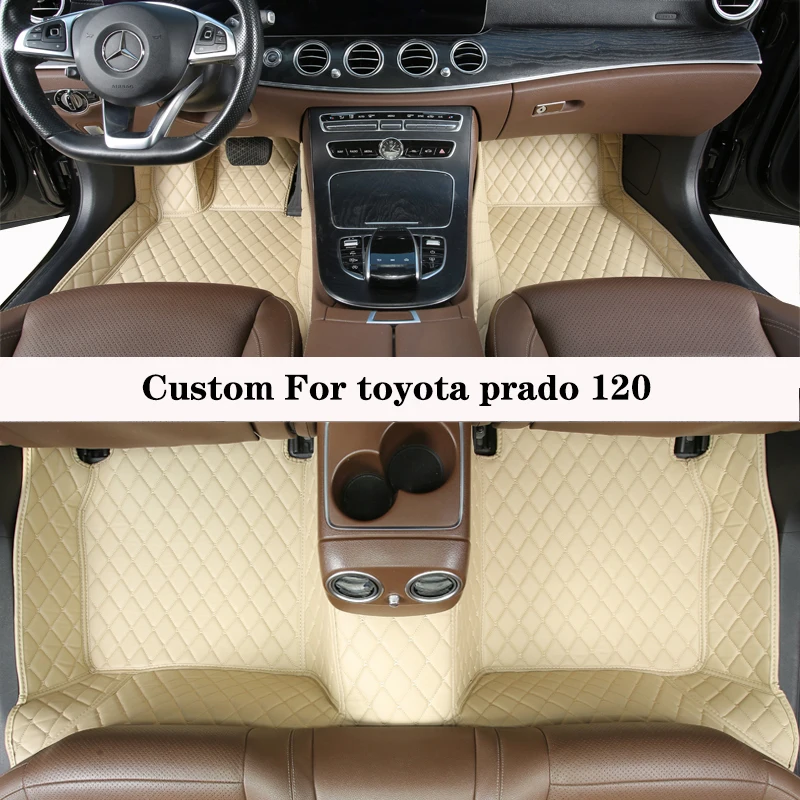 Car Floor Mat For Toyota Prado 120 2002 2003 2004 2005 2006 2007 2008 20... - $79.81