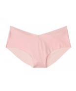 Victoria&#39;s Secret M No-Show Shimmer Hiphugger Panty Dusk Pink Underwear ... - $12.11