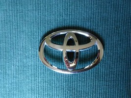 Toyota chrome logo emblem. Used OEM - $12.00