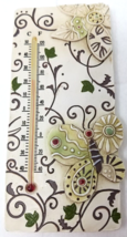 Butterfly Thermometer Wall Hanging Open Wings Pop Art Vintage - £14.24 GBP