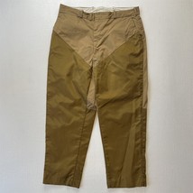 Vtg 60s Duxbak 36x30 Khaki Beige Briar Brushguard Water Resistant Hunting Pants - $49.99