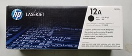 Genuine Sealed HP Q2612A 12A Black Toner Print Cartridge - $29.06