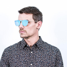 OCEAN BERLIN Sunglasses Fashion Frameless Keyhole Bridge Eyewear - $59.00