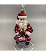 Radko This Bears For You Santa Claus Glass Christmas Ornament - No Tag - $27.40 CAD