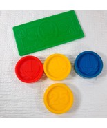 Vintage Fisher Price Coin set Quarter $1 Dollar Coin bill 25 Yellow blue... - $28.72 CAD