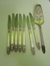 Lot Of 7 Butter Knives 1 Pie/cake Server 1847 Rogers Bros Silverware Flatware - £31.47 GBP