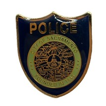 Sacramento California Police Dept Law Enforcement Enamel Lapel Hat Pin - $14.95