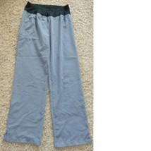 Womens Pants Jockey Scrubs Woven Gray Yoga Elastic Waist Pull On Long-sz... - $25.74