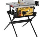 DeWALT DWE7491X 15 Amp 10 Inch Job Site Table Saw with Mobile Scissor Stand - $899.64