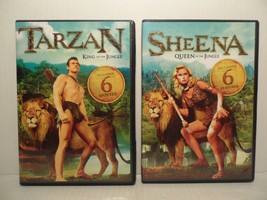 TARZAN King Of The Jungle (6 Movies) + SHEENA Queen Of The Jungle (6 Features) - £14.94 GBP