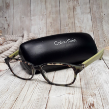 Calvin Klein Havana Green Eyeglasses FRAMES ONLY w/ Case - ck5733 507 51-17-140 - $43.51