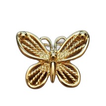 Vintage Napier Gold Tone Butterfly - £11.78 GBP
