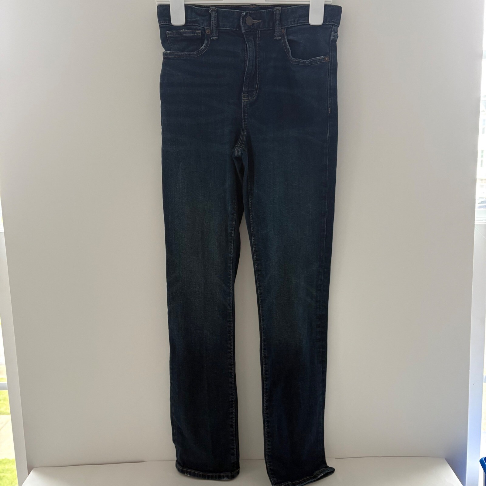 Old Navy Women&#39;s Size 16 Dark Wash Skinny Built In Flex Denim Jeans - $14.99