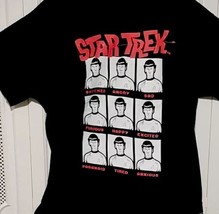 Star Trek Adult T-Shirt - The Many Emotions of Spock Pic XL - $184.64 MXN