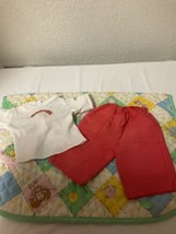 Vintage Cabbage Patch Kids Red Striped Pants &amp; Matching Shirt - $55.00