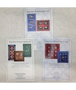 Jean Boyd - Happy Memories Quilt Patterns - Pop-Out Picture LOT OF 3 # 1... - $212.60 MXN
