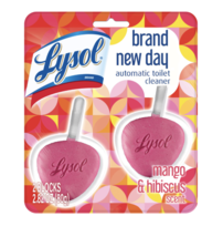 Lysol brand new day Automatic Toilet Bowl Cleaner, Pack of 2, Mango &amp; Hi... - $161.24 MXN