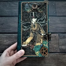 Steampunk junk journal for sale Gothic notebook handmade full Mechanical - £398.43 GBP