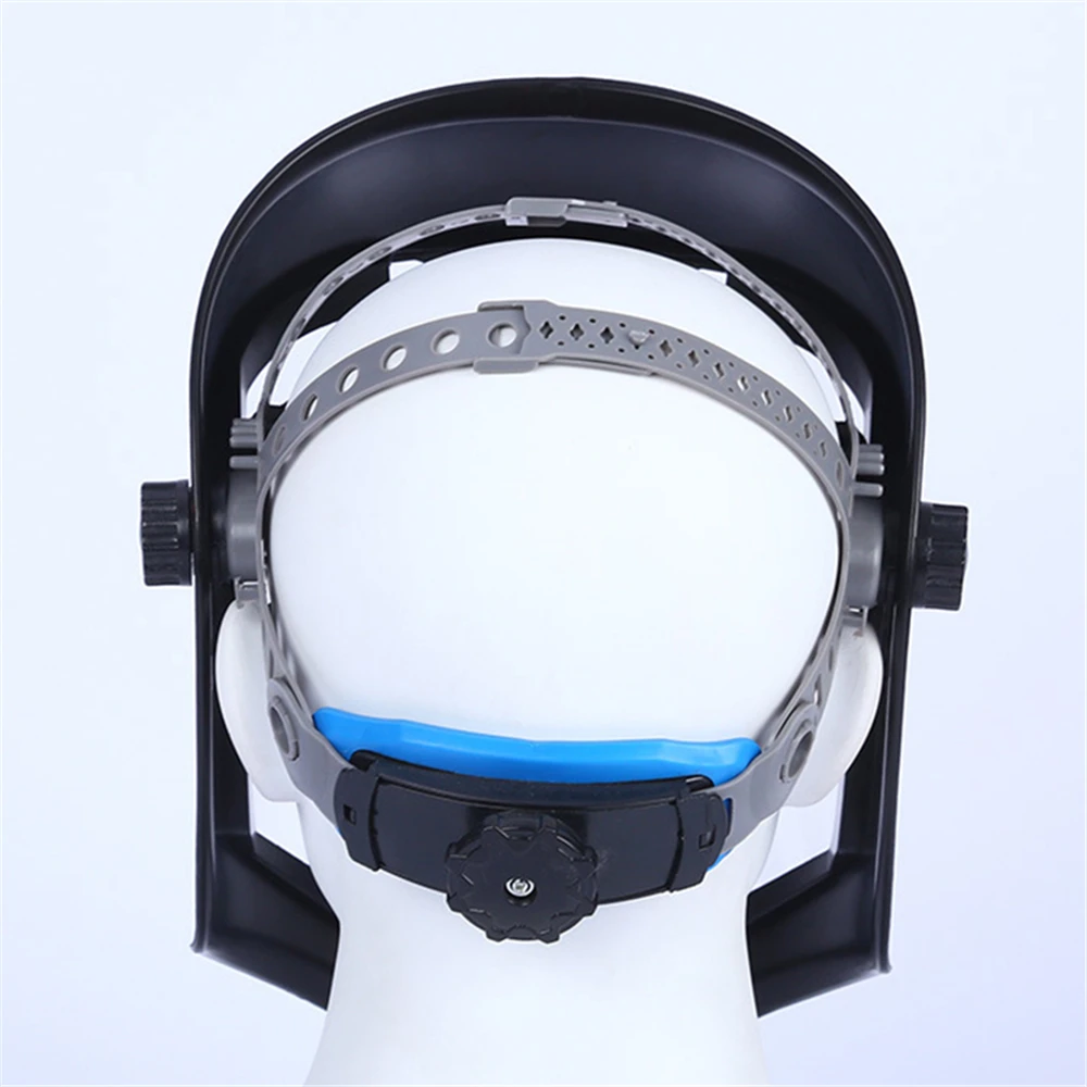 Safety Grinding Welding Face Shield Head-mounted Mask Helmet Clear Polya... - $75.83