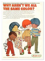 Health-tex Handy Answers Diversity Susan Perl Art Vintage 1968 Print Magazine Ad - £7.60 GBP