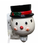 Christmas BROOKSIDE CANDLE Plug In Fragrance Wax Warmer Snowman - $17.56 CAD
