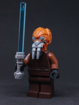 Lego Star Wars Clone Wars Plo Koon Minifigure (75045) sw0538 Dark Tan Undershirt - £34.56 GBP