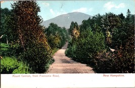 Antique Postcard Mount Cannon from Franconia Road New Hampshire PM 1907 - £5.68 GBP