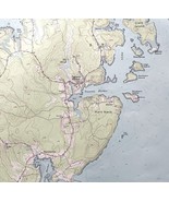 Map Tenants Harbor Maine 1973 Topographic Geo Survey 1:24000 27 x 22&quot; TOPO9 - €51,35 EUR